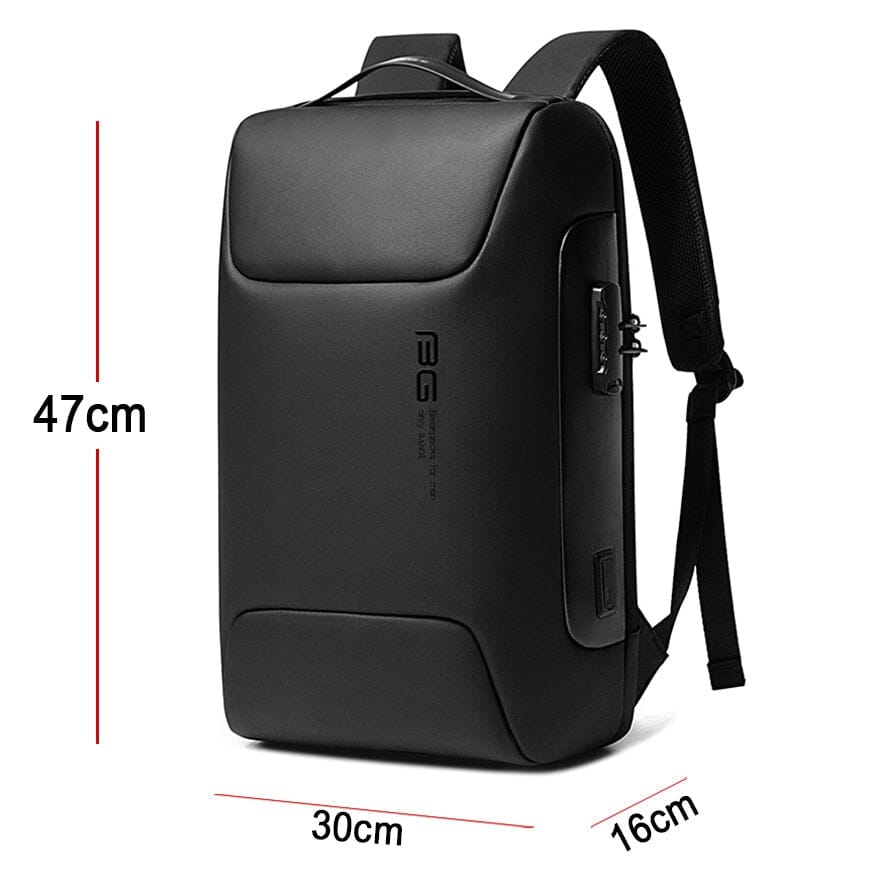 Mochila Executiva Luxxy - Notebook 15`, Impermeável, Porta USB e Trava TSA
