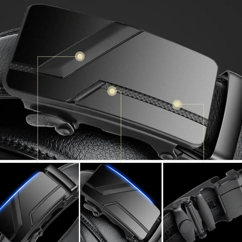 Cinto Masculino de Couro - Luxury
