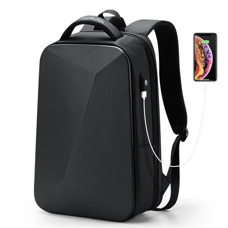 Mochila Executiva Fenruen - Notebook 14`, Expansível, Impermeável e Porta USB