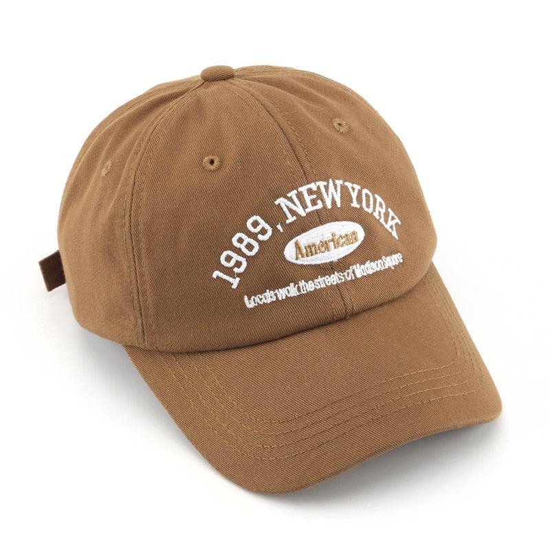 Boné Masculino de Beisebol Aba Curva New York American®