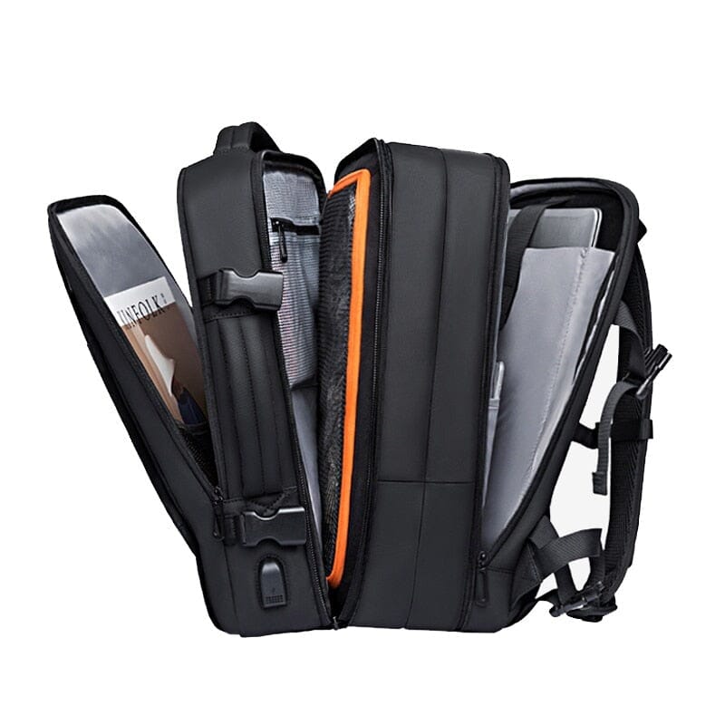 Mochila de Viagem Premiere - Notebook 17`, Expansível, Impermeável e Porta USB