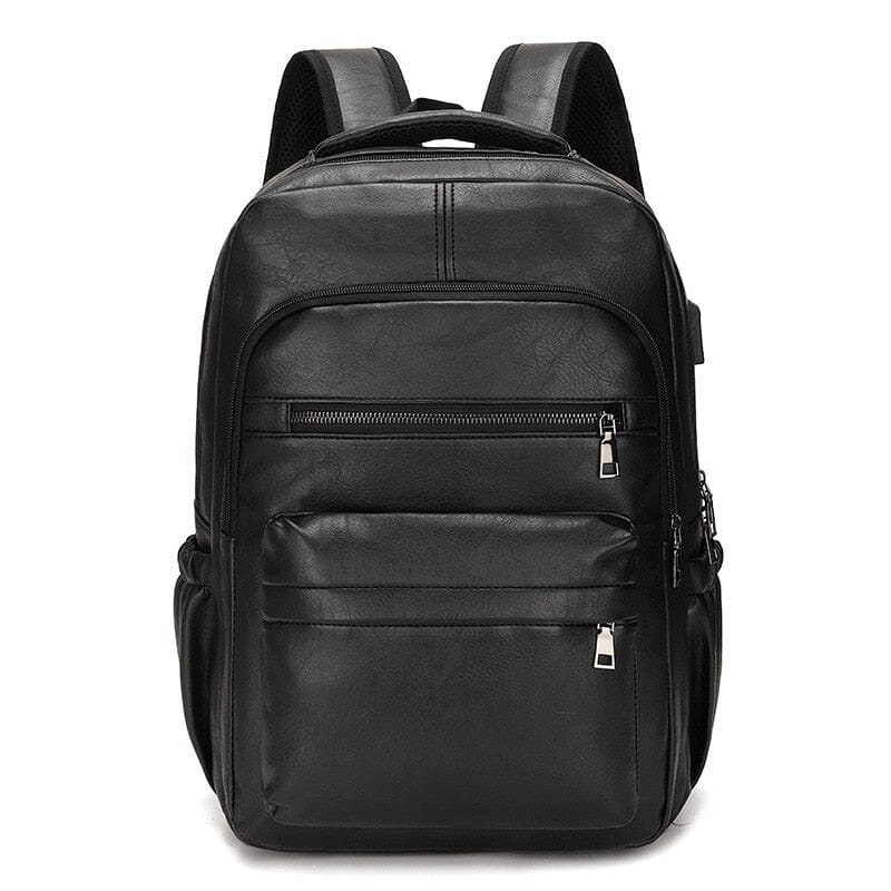 Mochila de Couro Masculina Logan