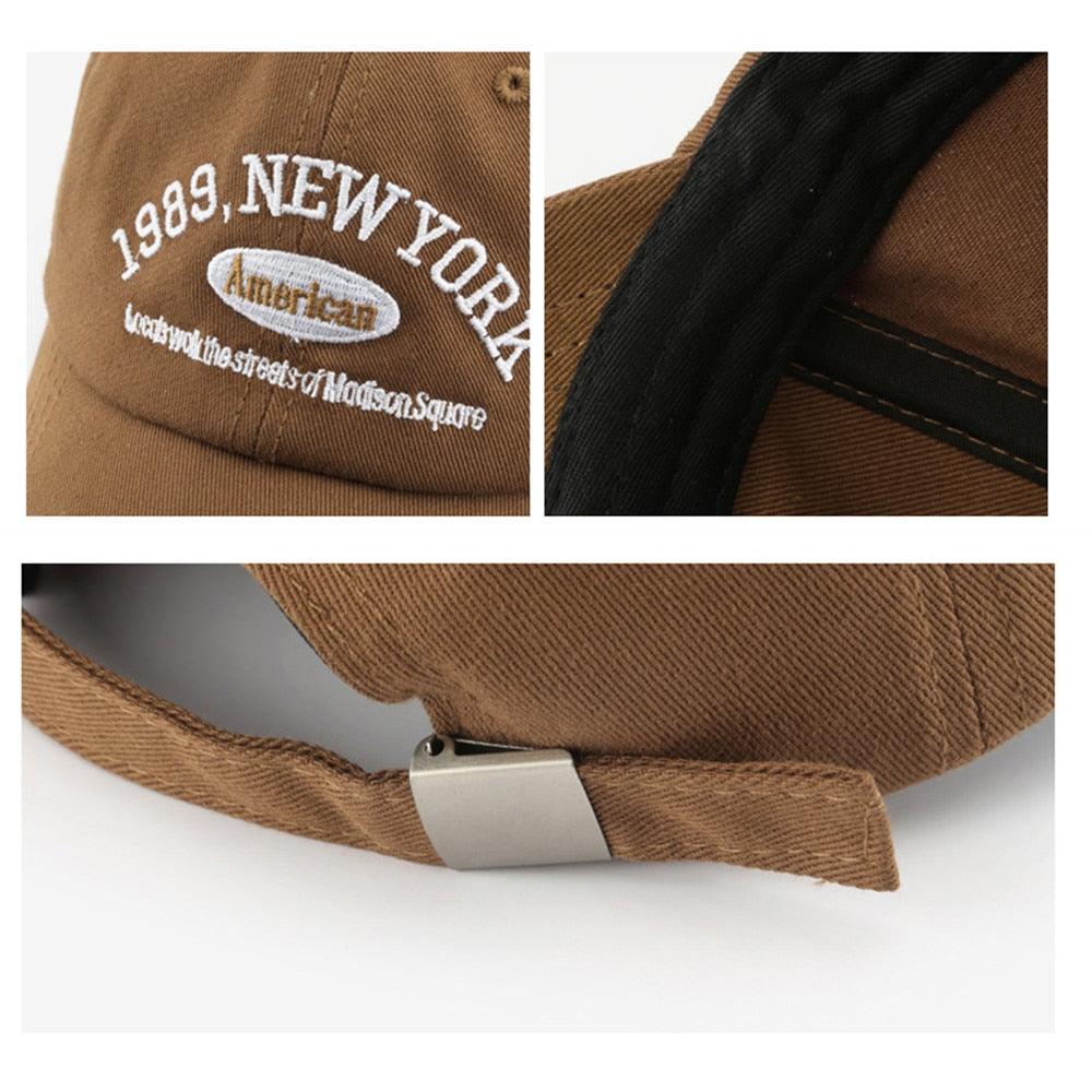 Boné Masculino de Beisebol Aba Curva New York American®