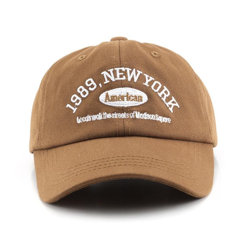 Boné Masculino de Beisebol Aba Curva New York American®