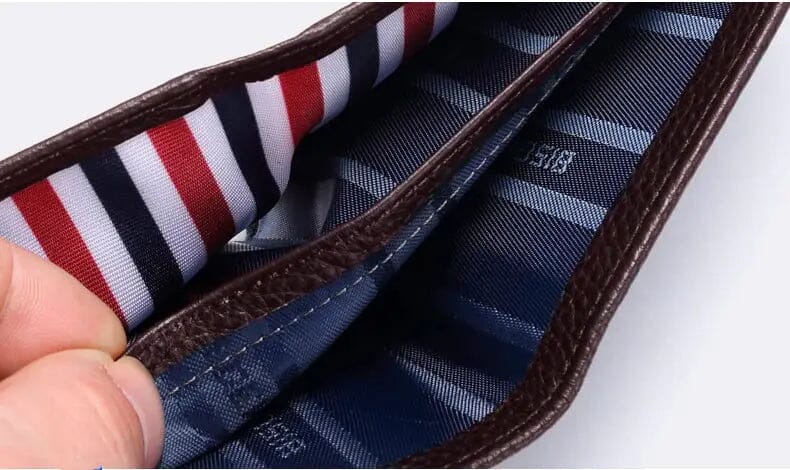 Carteira Masculina de Couro Vision Denim