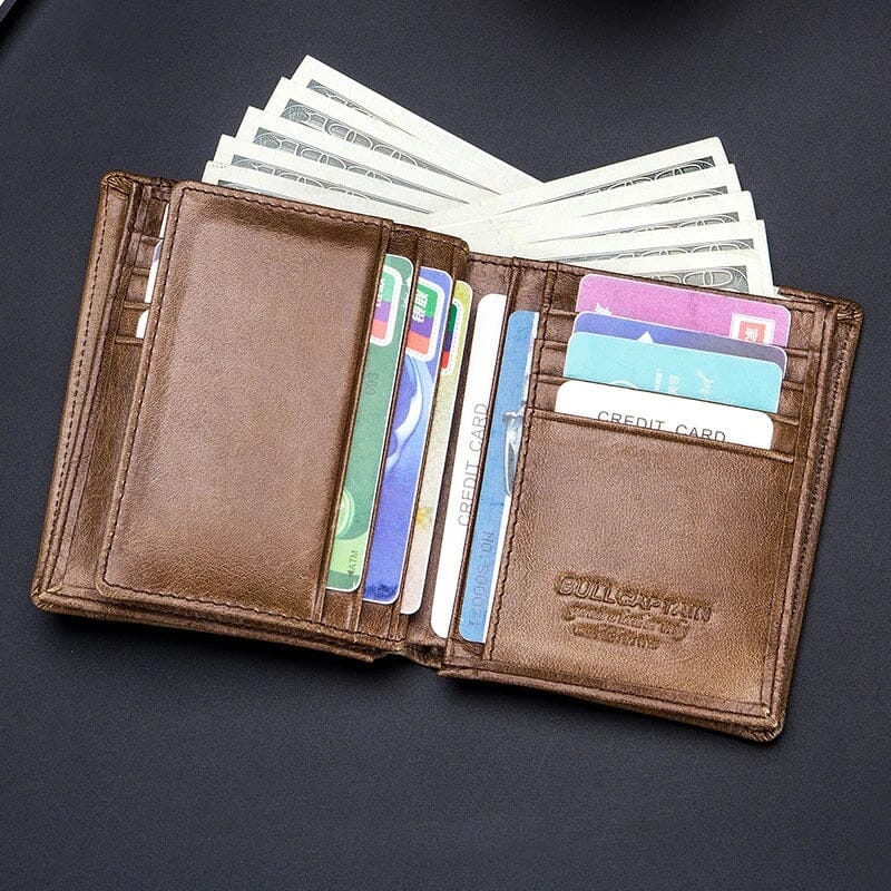Carteira Masculina de Couro Kalel