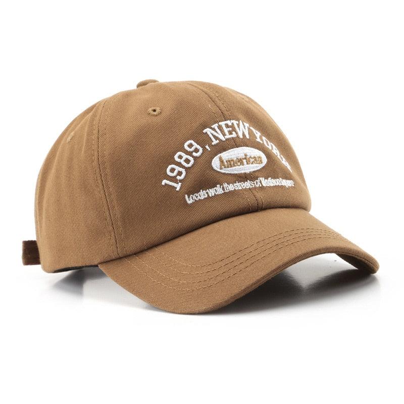 Boné Masculino de Beisebol Aba Curva New York American®