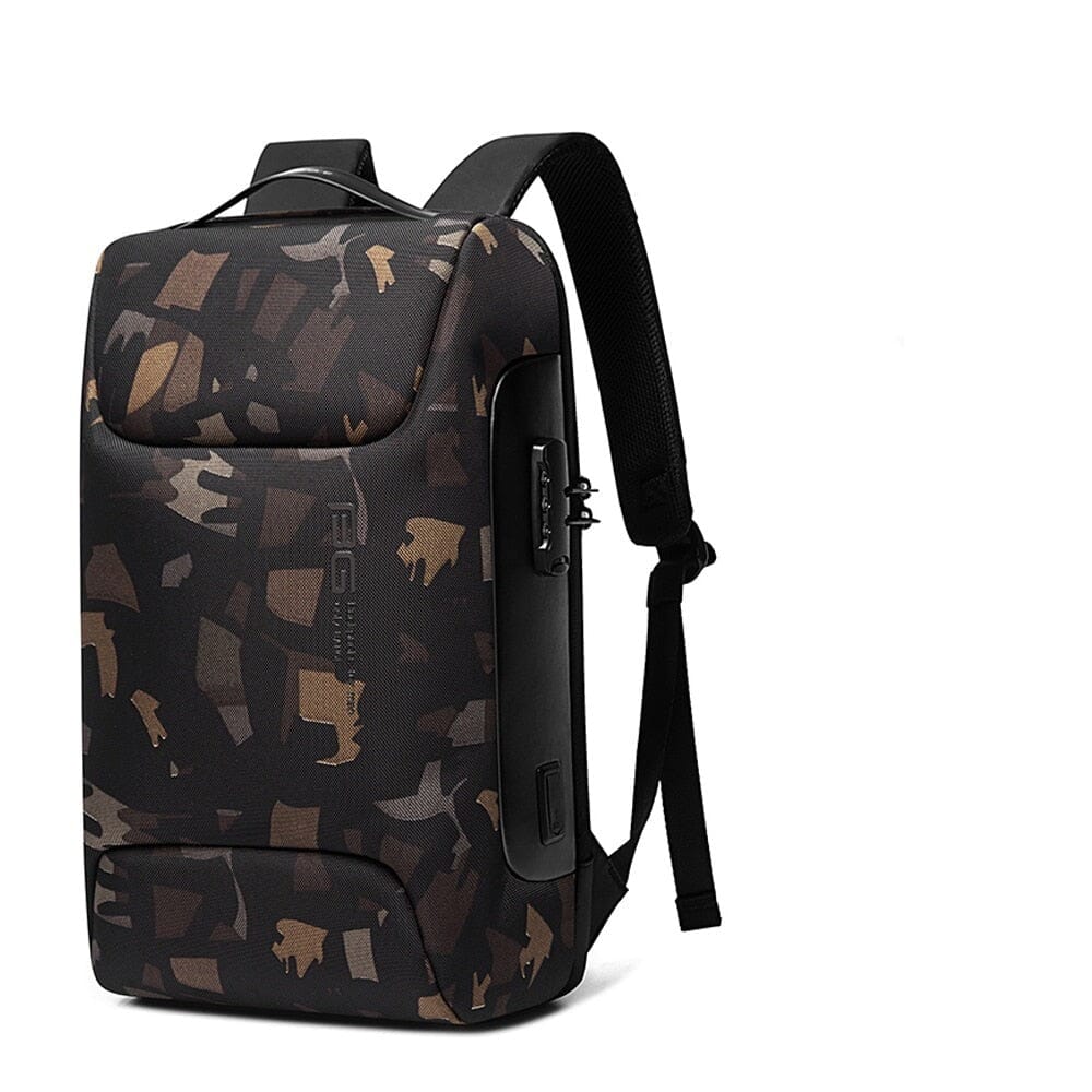 Mochila Executiva Luxxy - Notebook 15`, Impermeável, Porta USB e Trava TSA