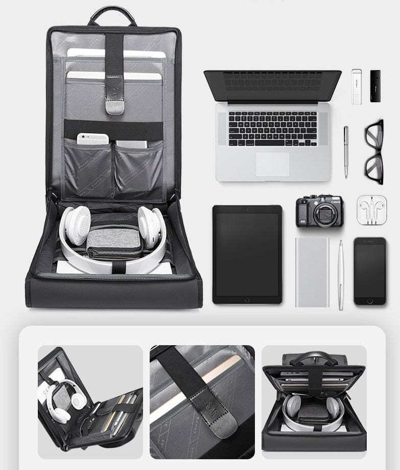 Mochila Executiva Business - Notebook 15`, Impermeável