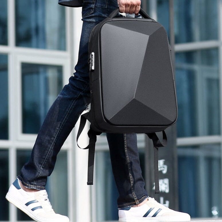 Mochila Executiva Fenruen - Notebook 14`, Expansível, Impermeável e Porta USB