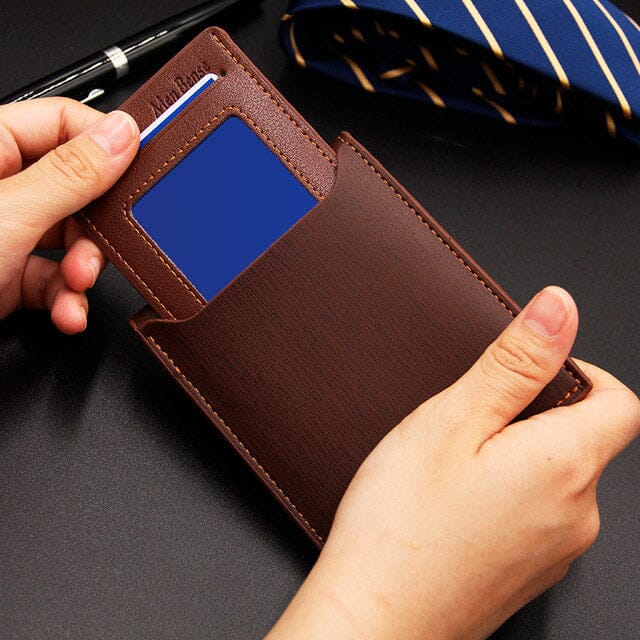 Carteira Masculina de Couro Wyatt