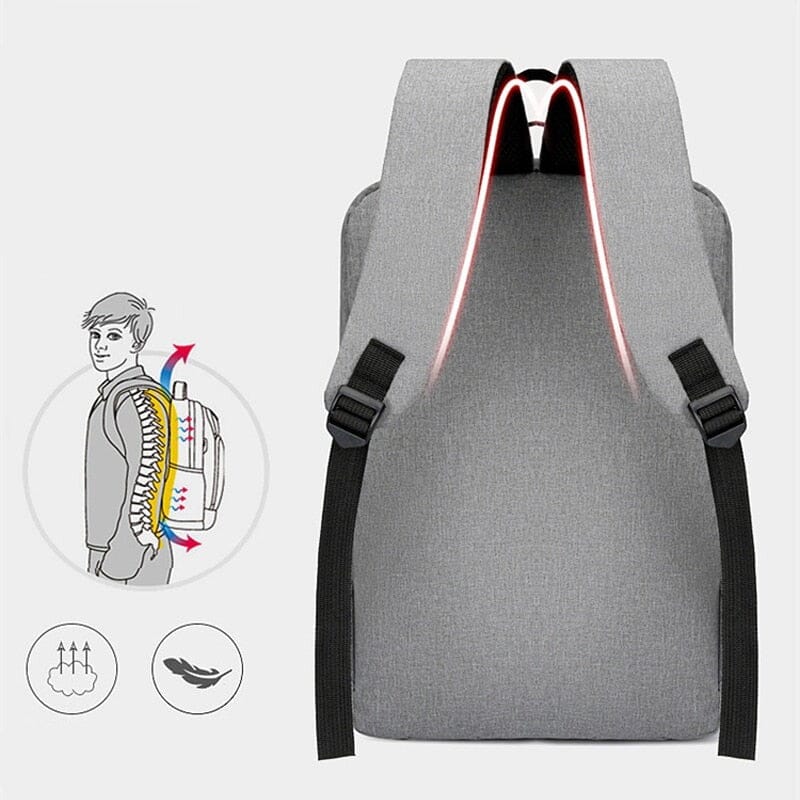 Mochila Executiva Improve - Notebook 15`, Impermeável e Porta USB