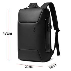 Mochila Executiva Luxxy - Notebook 15`, Impermeável, Porta USB e Trava TSA