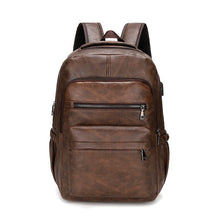 Mochila de Couro Masculina Logan