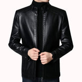 Jaqueta de Couro Masculina Leather