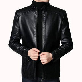 Jaqueta de Couro Masculina Leather