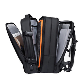 Mochila de Viagem Premiere - Notebook 17`, Expansível, Impermeável e Porta USB