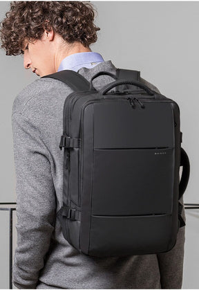 Mochila de Viagem Premiere - Notebook 17`, Expansível, Impermeável e Porta USB