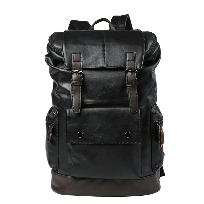 Mochila de Couro Masculina Brainly
