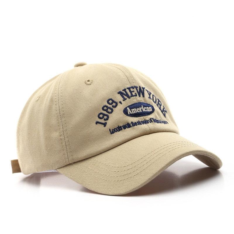 Boné Masculino de Beisebol Aba Curva New York American®